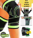 Joelheira Compressão e Proteção Ajustável Fitness Cross