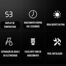 Torneira com Água Quente Instantânea com aquecedor embutido na torneira da cozinha