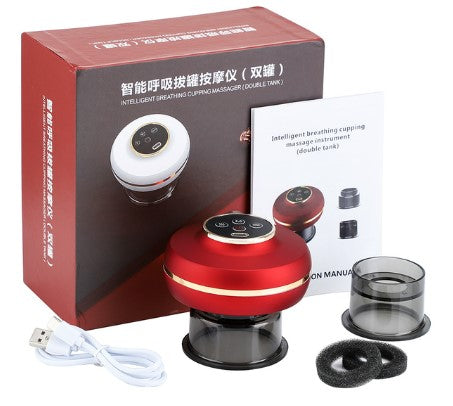 Massageador Elétrico Portátil Com Ventosa