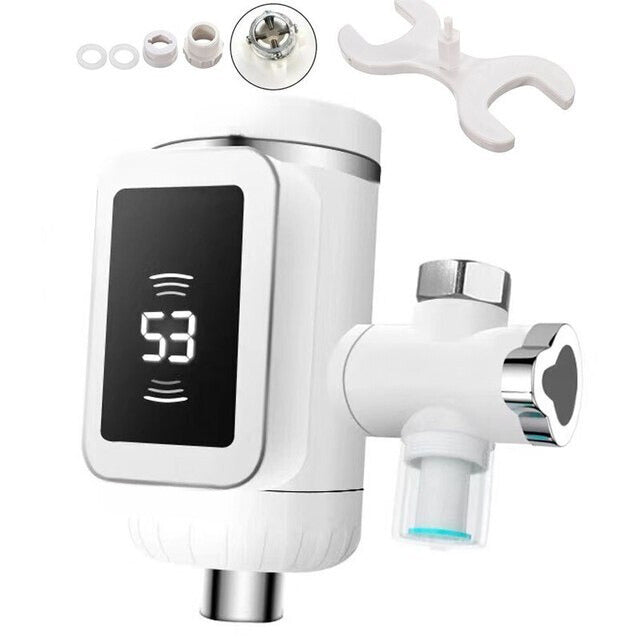 Torneira com Água Quente Instantânea com aquecedor embutido na torneira da cozinha