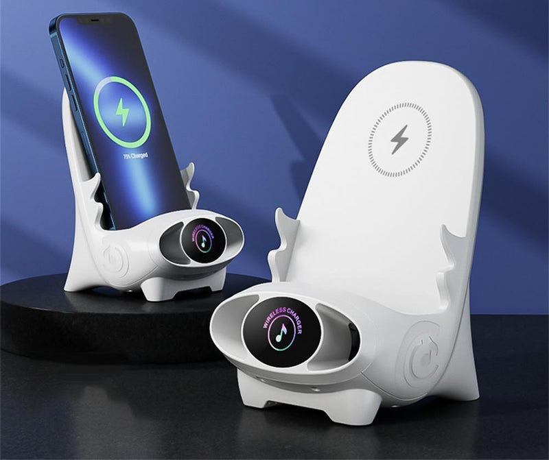 Carregador Mobile Phone Suporte De Carregamento Rápido Sem Fio Com Ventilador De Refrigeração Único Mini Portátil