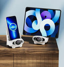 Carregador Mobile Phone Suporte De Carregamento Rápido Sem Fio Com Ventilador De Refrigeração Único Mini Portátil