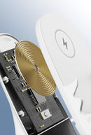 Carregador Mobile Phone Suporte De Carregamento Rápido Sem Fio Com Ventilador De Refrigeração Único Mini Portátil