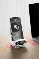 Carregador Mobile Phone Suporte De Carregamento Rápido Sem Fio Com Ventilador De Refrigeração Único Mini Portátil