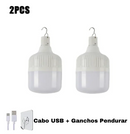 Lâmpada LED USB Recarregável e Portátil