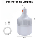 Lâmpada LED USB Recarregável e Portátil