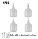 Lâmpada LED USB Recarregável e Portátil