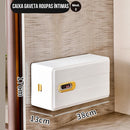 Caixa organizadora para meias,  roupa interior,  sutiã, cuecas, calcinhas.  laços e bijuterias