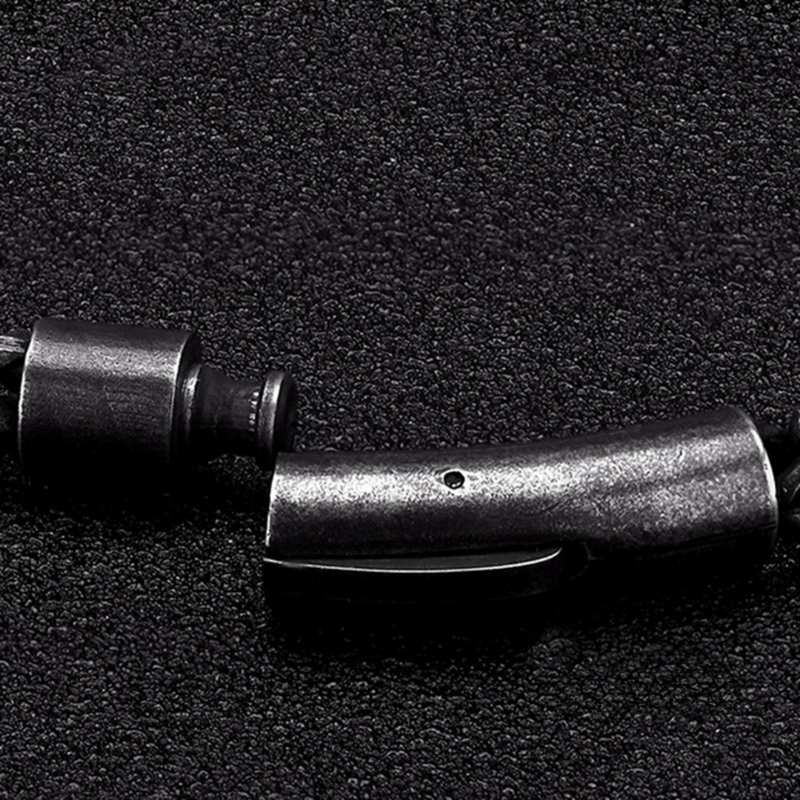 Pulseira Formato Mix Correia de Moto e Couro