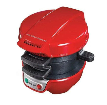 Sanduicheira Elétrica Portátil Rápido Preparo Sanduíches Rápidos e Deliciosos