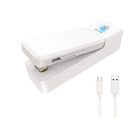 Mini Selador Portátil para Embalagem e Saco Plástico Carregável USB