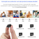 Mini Câmera 1080P WiFi, Vídeo Visão Noturna, Mobile 90° Gravador de Áudio Suporte Cartão Memória até 128GB