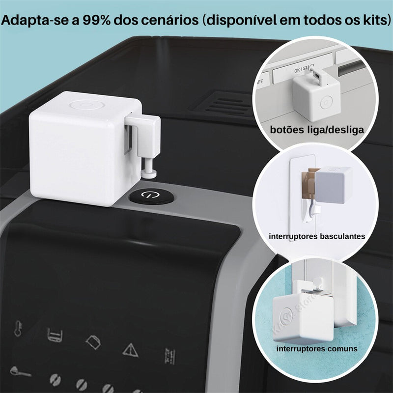 Robô Fingerbot Plus Controlador de Automação Inteligente para Acionamento de Interruptores via Wifi Bluetooth