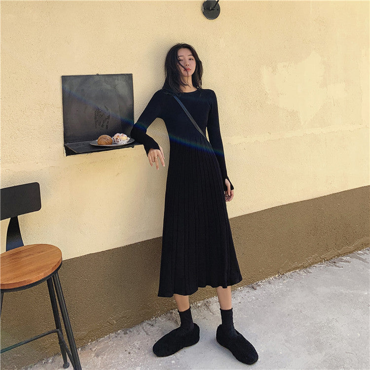 Vestido Longo SkinDress Tricô Poliéster Viscose