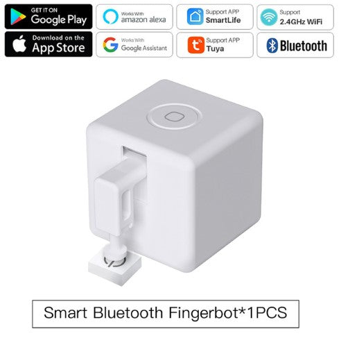 Robô Fingerbot Plus Controlador de Automação Inteligente para Acionamento de Interruptores via Wifi Bluetooth