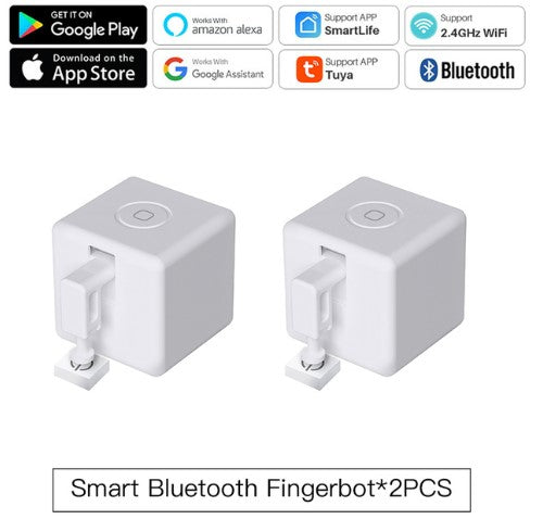 Robô Fingerbot Plus Controlador de Automação Inteligente para Acionamento de Interruptores via Wifi Bluetooth