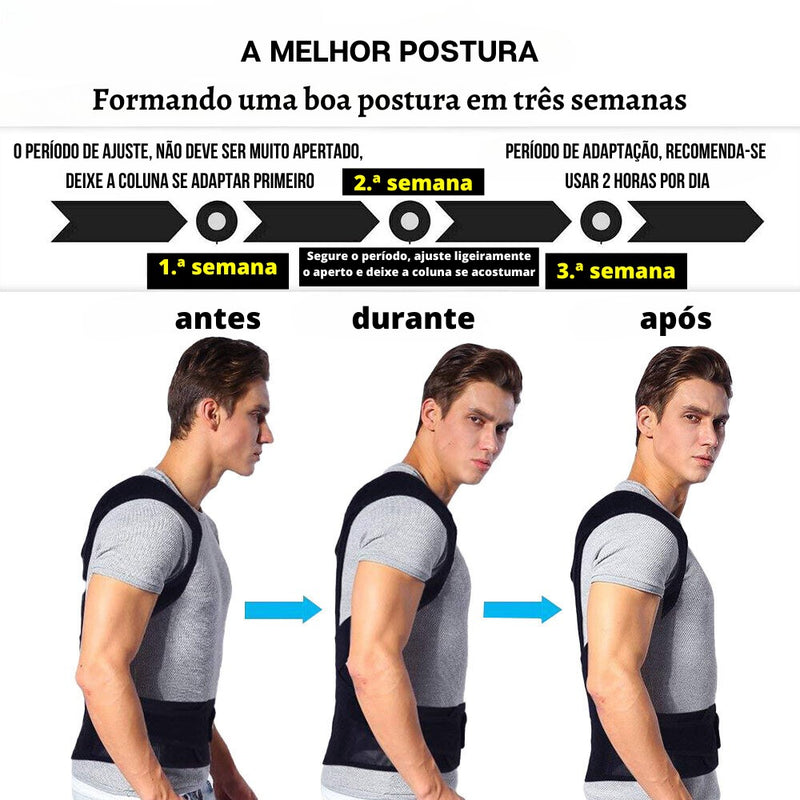 Colete de Postura Elegante, Confortável e Saudável