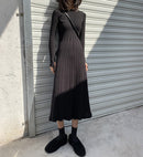 Vestido Longo SkinDress Tricô Poliéster Viscose