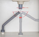 Sifão para Pia 360º para Instalação em  pias de Cozinhas e Banheiros