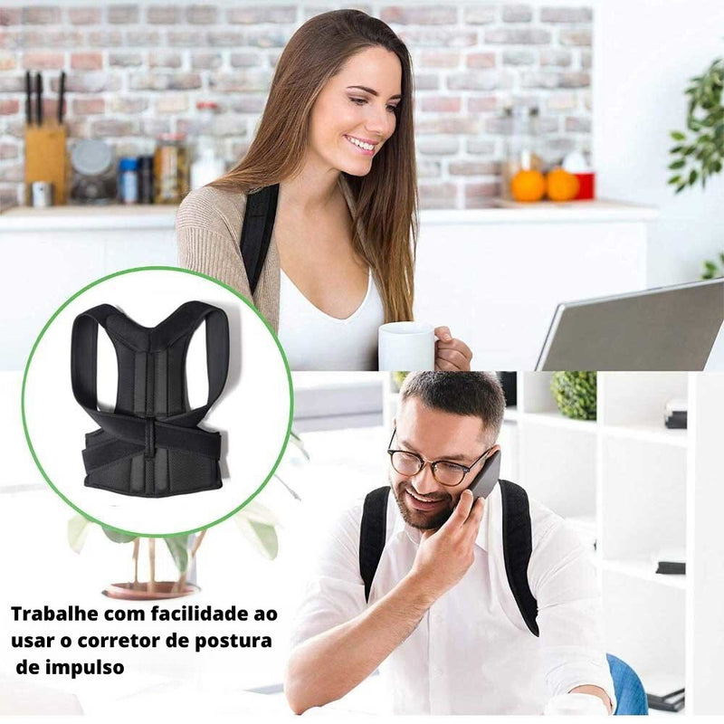 Colete de Postura Elegante, Confortável e Saudável
