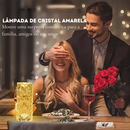 Luminária de Mesa LED tipo Cristal, USB Recarregável, Touch Night Light, Regulável, Romântico, Diamante, uso Quarto, Sala