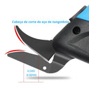 Tesoura elétrica doméstica de 3,6 V, tesoura de aço de tungstênio Recarregável por USB, muito afiada, ferramenta de corte portátil para couro/tecido