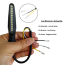 Setas Dianteira e Traseira tipo DRL, pisca da dianteira com luz Daytime Running Light(luz de circulação diurna) e pisca traseiro com Break Strobe Light(luz de freio embutida)