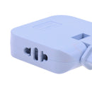 Extensão Plug Elétrica Adaptador 2 em 1 - Entrada Elétrica e USB - Ajustável 180º de Rotação
