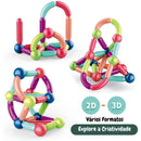 Blocos de Construção Magnéticos para Crianças - ConstruKids