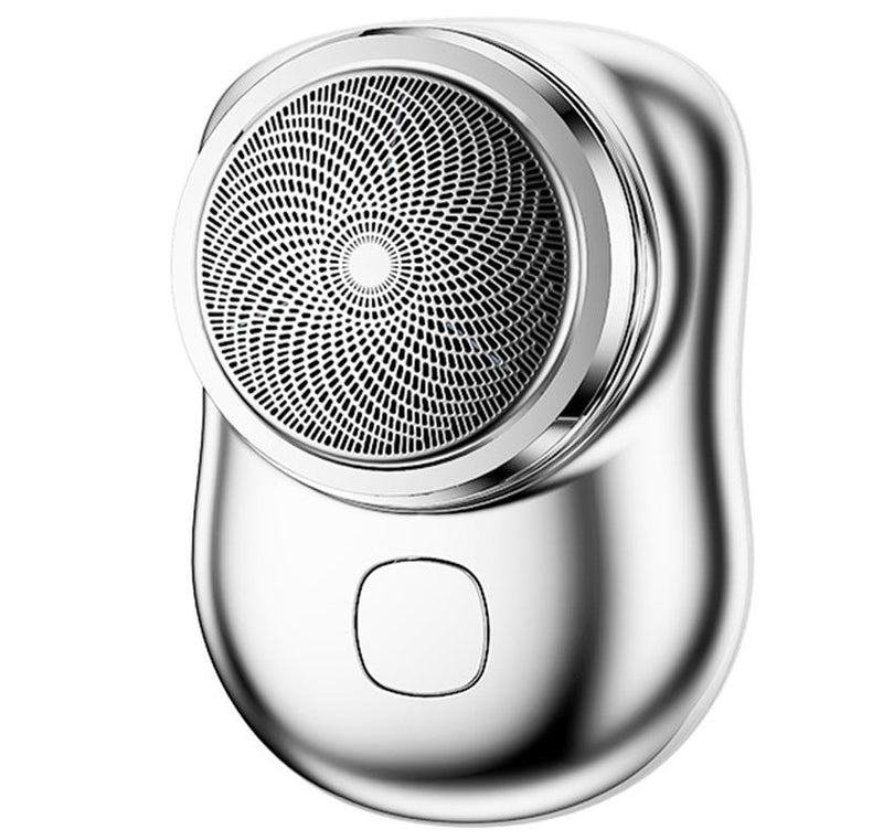 Mini Barbeador Elétrico Portátil, Carregador USB, Uso Dia a Dia e Viagens