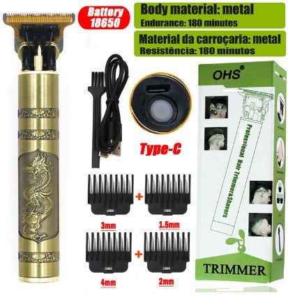 Shaved Máquina de Barbear e Cortar Cabelo no Estilo Profissional