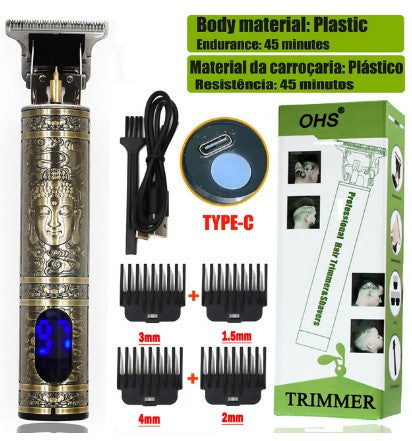 Shaved Máquina de Barbear e Cortar Cabelo no Estilo Profissional