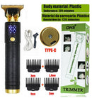 Shaved Máquina de Barbear e Cortar Cabelo no Estilo Profissional