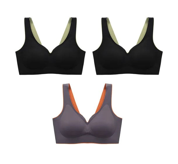 Sutiã Sexy Seamless Comfort Kit 3 Unidades