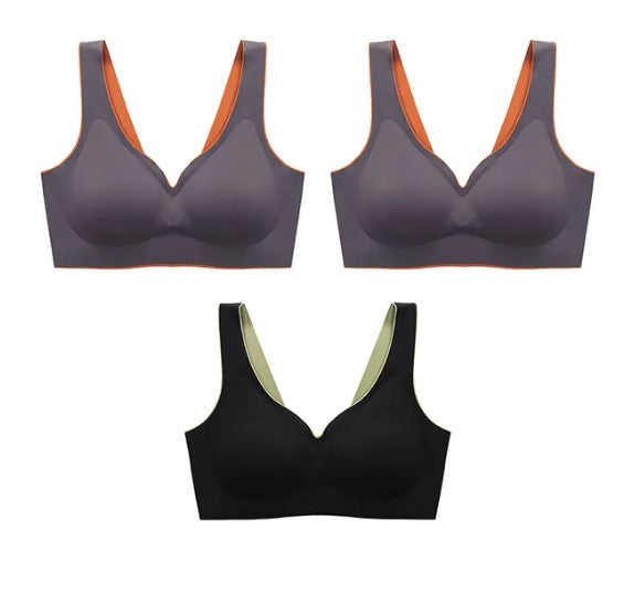 Sutiã Sexy Seamless Comfort Kit 3 Unidades