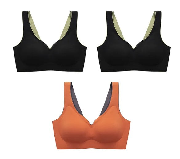 Sutiã Sexy Seamless Comfort Kit 3 Unidades