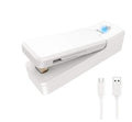 Mini Selador Portátil para Embalagem e Saco Plástico Carregável USB