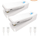 Mini Selador Portátil para Embalagem e Saco Plástico Carregável USB