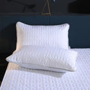 Capa Protetora Almofadada para Colchão ,à Prova D’Água, Durável, com Elástico, Tipo Capa de Cama / Lençol