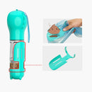 Garrafa de Água, Recipiente para Ração, Porta Sacola e Pazinha para Coleta de Fezes, É um 3em1 para seu cão