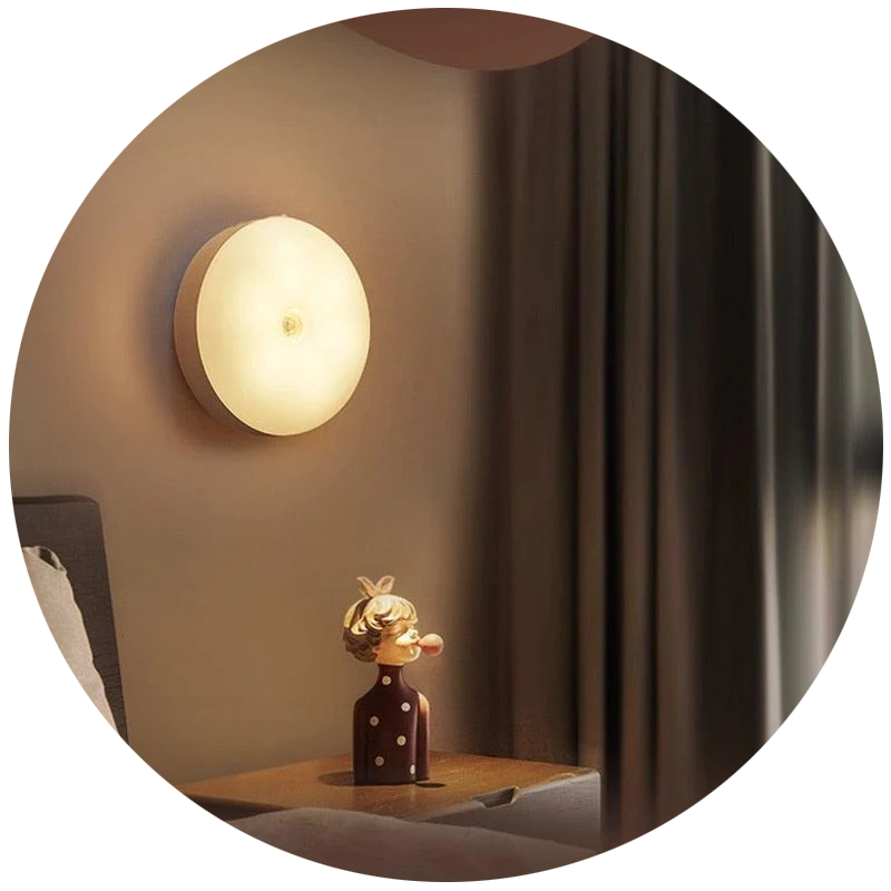 Luminária Led Easy Light, Com Sensor Automático,  Recarregável via USB