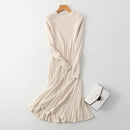 Vestido Longo SkinDress Tricô Poliéster Viscose