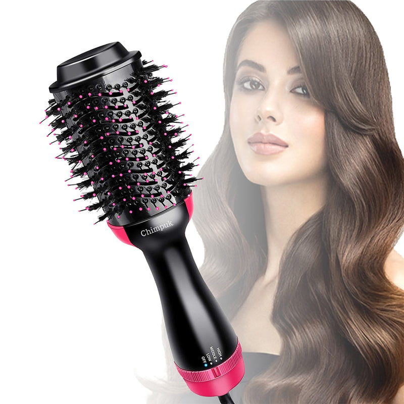 Escova de cabelo,  secadora com ar quente, multifuncional,  modeladora, volumizador,  alisador de cabelo