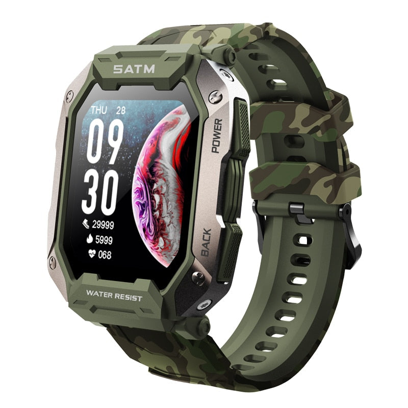 Relógio SmartWatch Militar a Prova D'água Versão Inovadora Super Moderno
