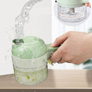 Triturador 4em1, Corta, Tritura, Fatia e Escova, Tudo em um Único Produto