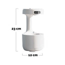 Umidificador De Ar Purificador De Ar Anti Gravidade USB Ultrassônico Display Luz Led