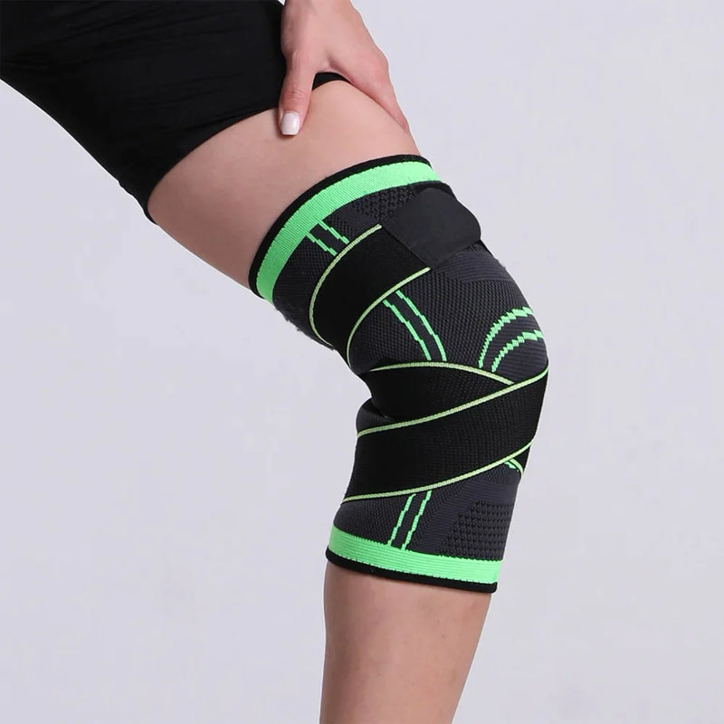 Joelheira Compressão e Proteção Ajustável Fitness Cross